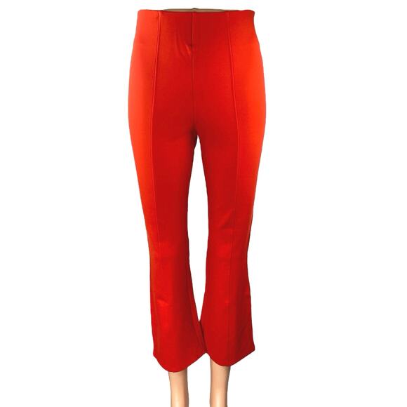Old Navy Stevie Women's Red High Rise Flared Bootcut Trousers Pants Size XS - Picture 1 of 5